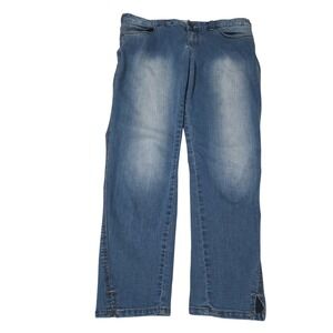 Free People Straight Leg Jeans Women Size 31 Blue Casual